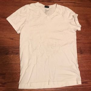 Men’s H.M. White Vneck (Small)