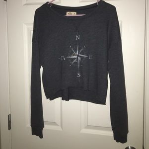 Hollister crop sweatshirt