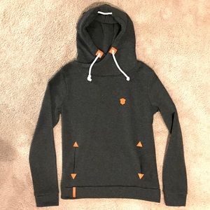 Naketano Womens Juniors Charcoal Hoodie