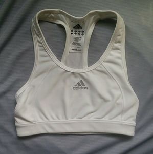 NWOT Adidas White Sports Bra