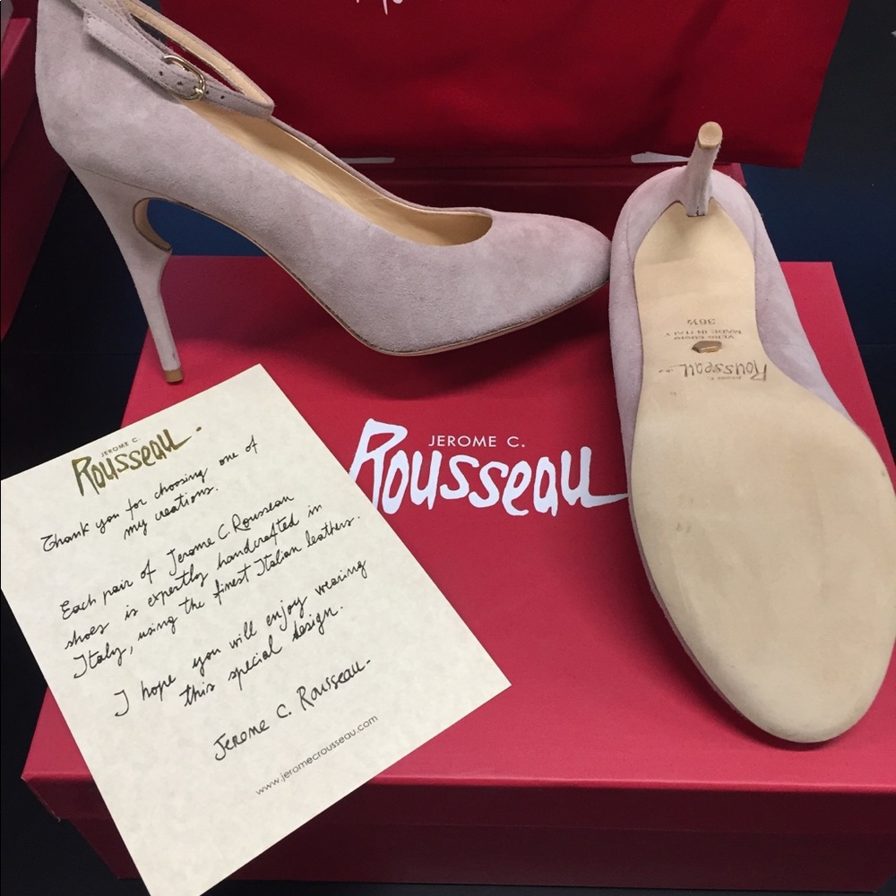 🚨🚨Jerome C. Rousseau Belgazou Ankle Strap Pumps