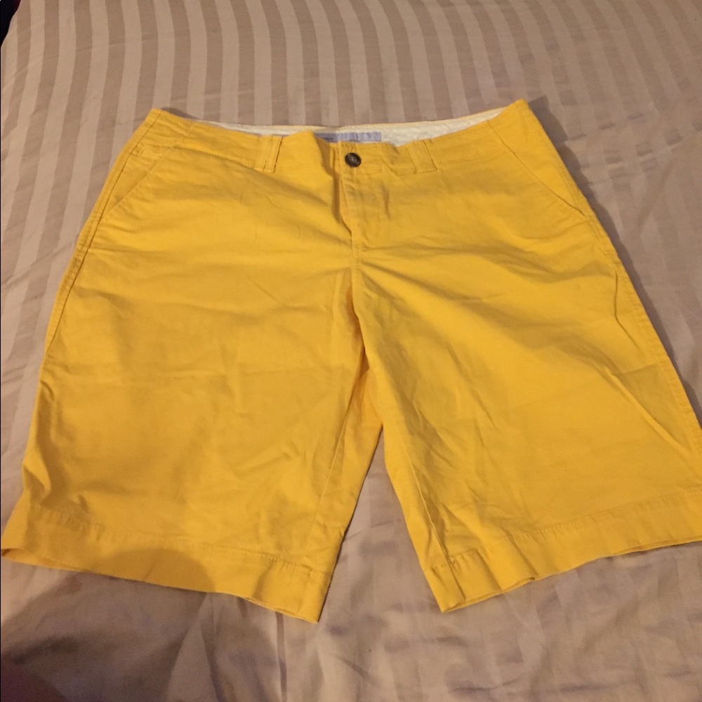 Yellow Bermudas