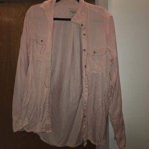 American Eagle pink layering top