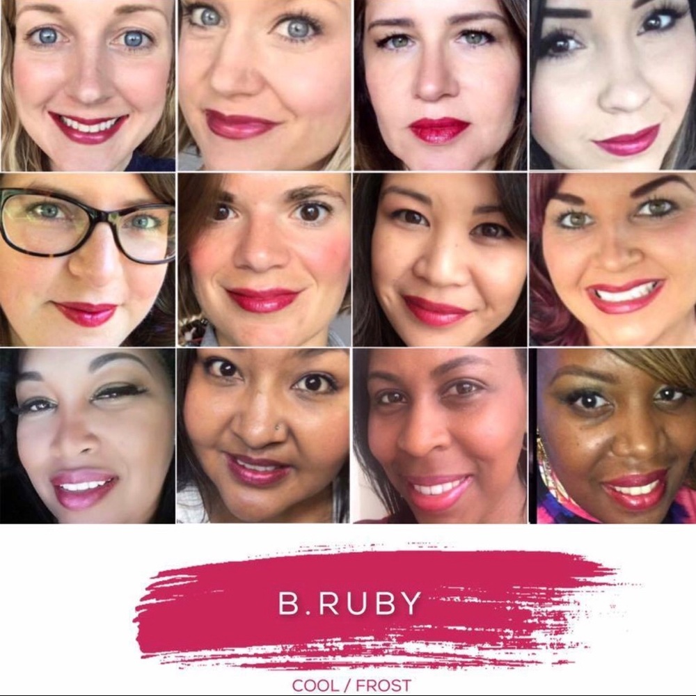 B ruby 3 piece starter set of Lipsense!