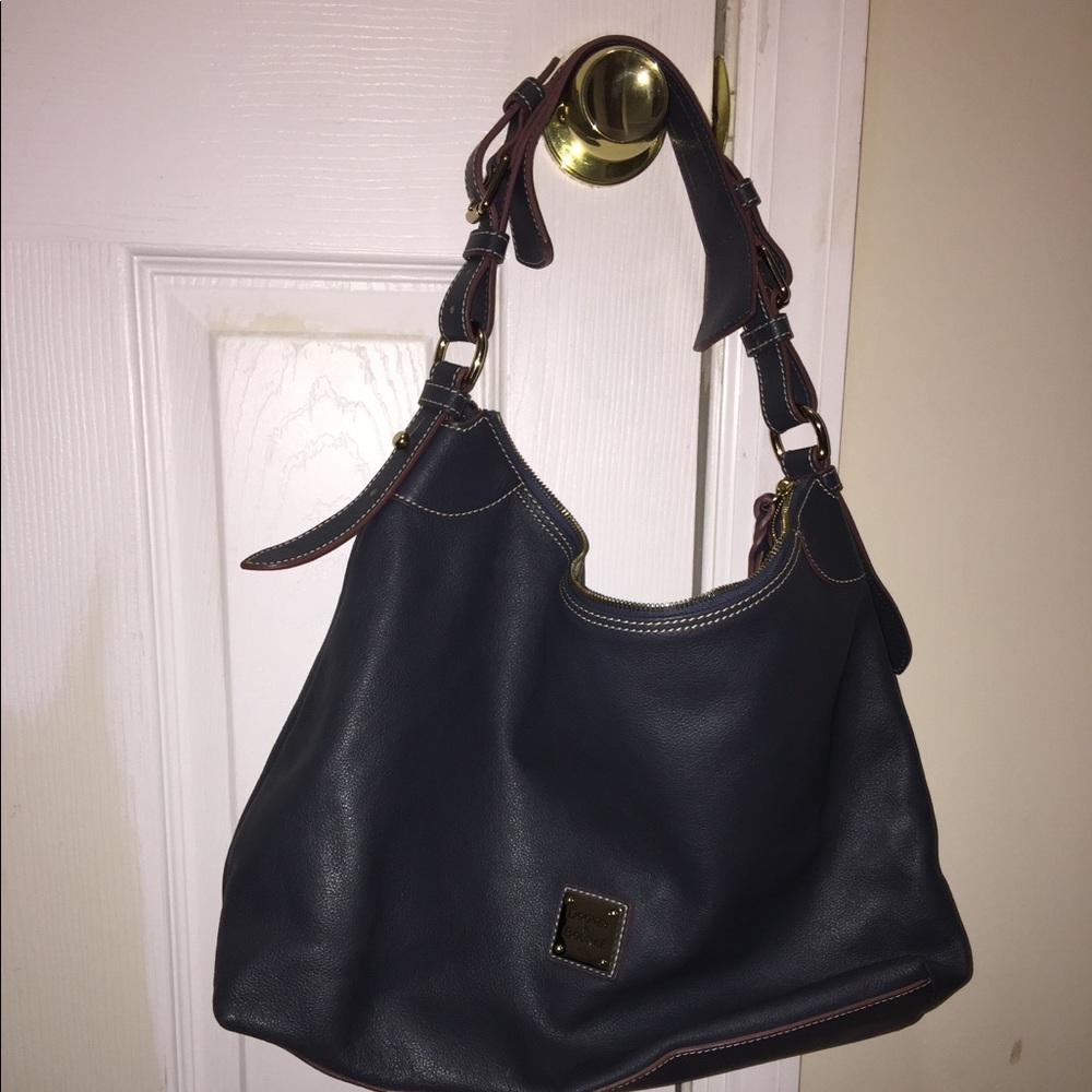 Dooney & Bourke Dark grey large hobo