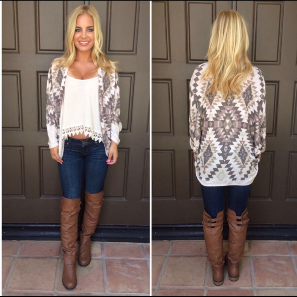 Dainty hooligan Aztec cardigan