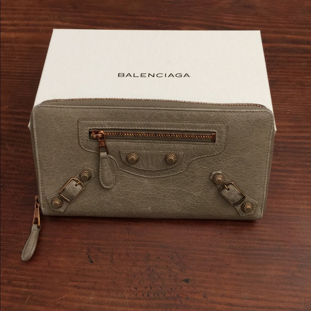 Balenciaga Classic Continental Zip-Around Wallet