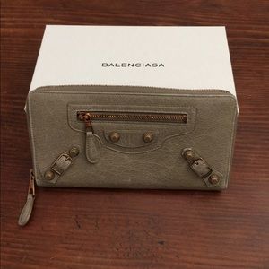 Balenciaga Classic Continental Zip-Around Wallet