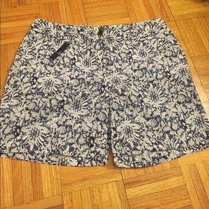 Lands End Floral Shorts