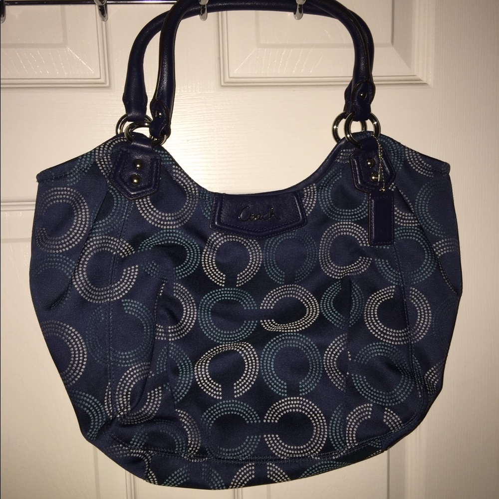 Coach navy bag
