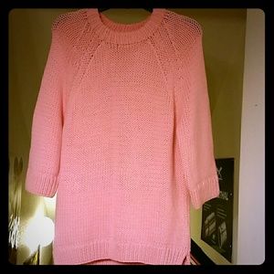 Pink long sweater