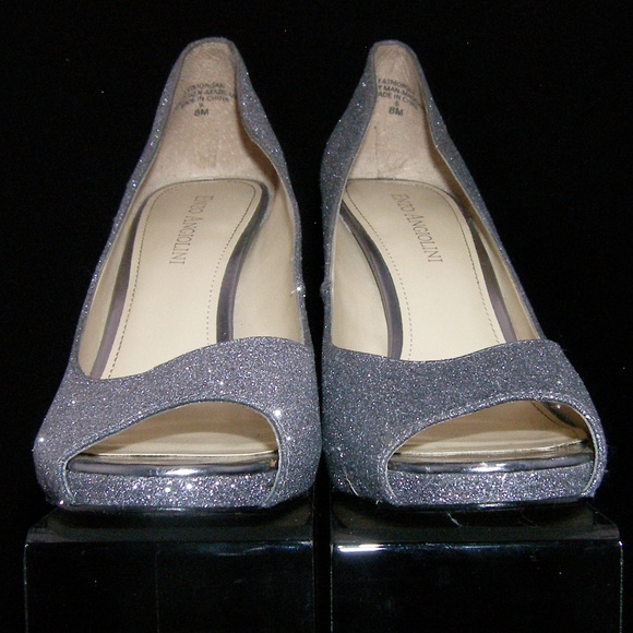 Enzo Angiolini 'Morgan' sparkle platforms 8M - Picture 4 of 8