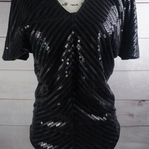 SayWhat Black Elegant Top
