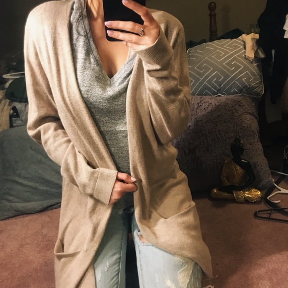 Urban Outfitters Sweaters - • SALE • Cream Open Front Cardigan