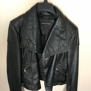 Black Rivet genuine leather jacket