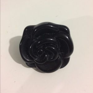 Forever 21 black rose ring