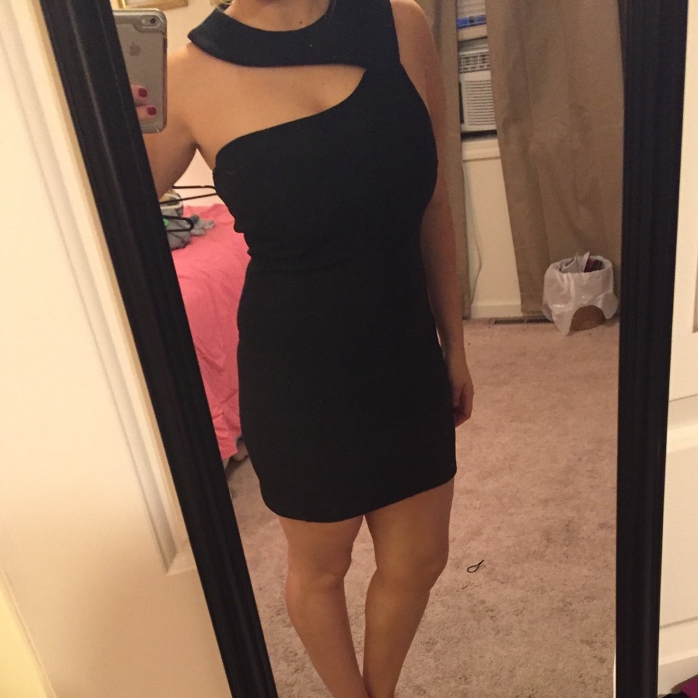 Tobi Assymetrical Body Con Dress