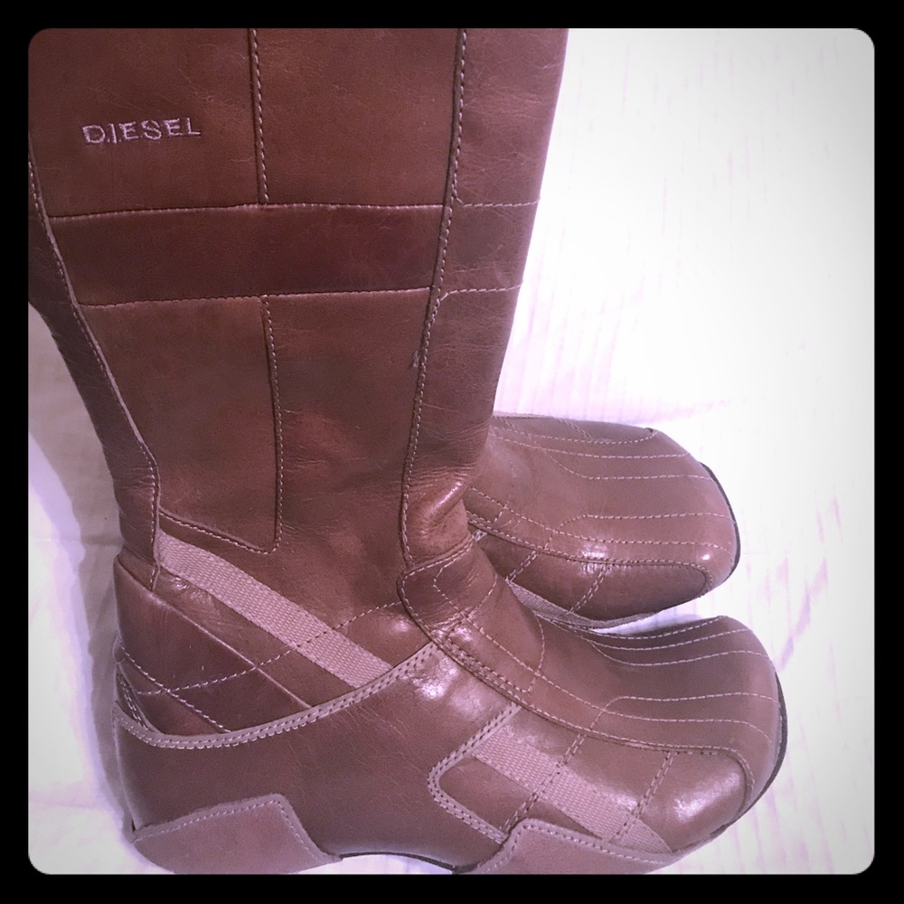 Diesel brown boots