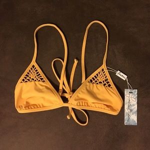 Frankies Bikinis Tanner Top in Mango