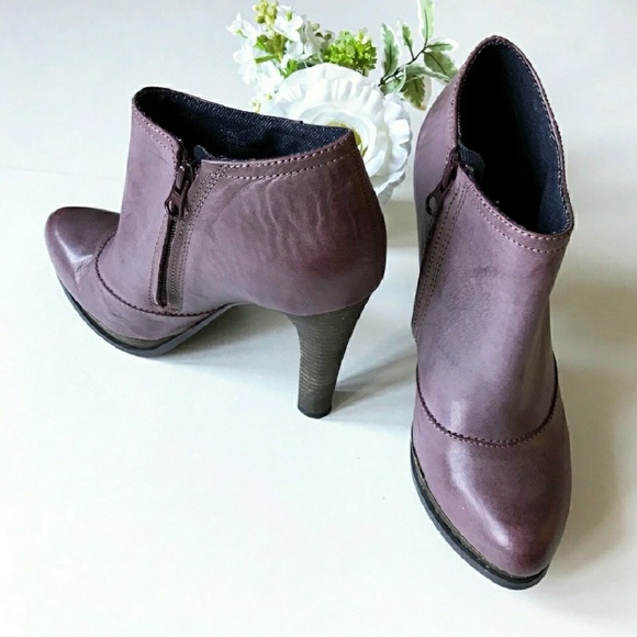 Calvin Klein Jeans Purple Ankle Boots - Picture 4 of 8