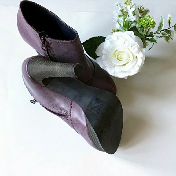 Calvin Klein Jeans Purple Ankle Boots - Picture 5 of 8