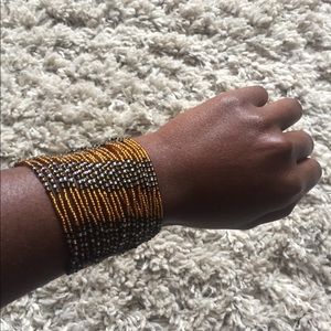 Handmade African beads bracelets