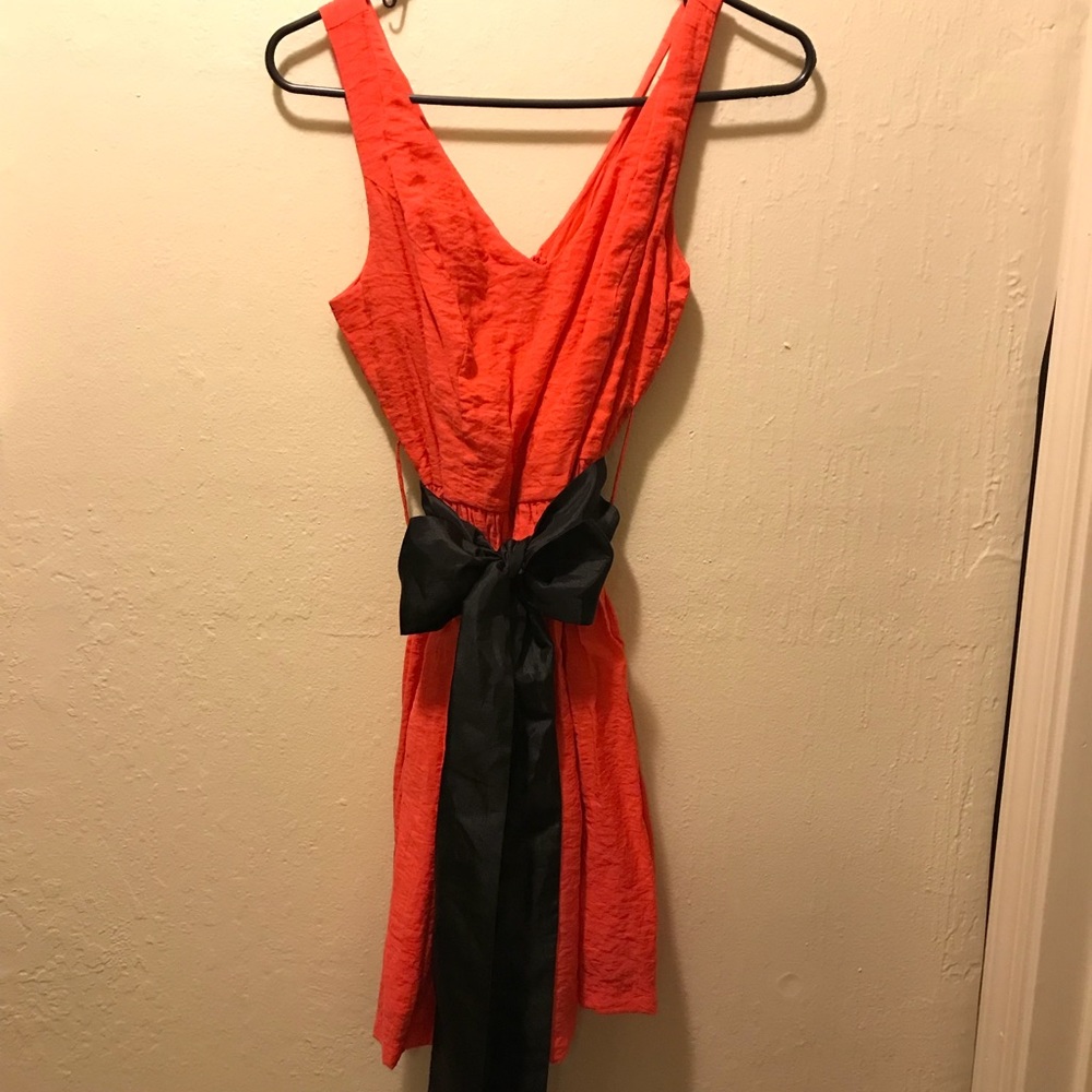 Coral dress