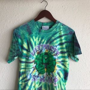 Vintage Shirts - Vintage Incredible Hulk tie dye tee Vintage Shirts - Vintage Incredible Hulk tie dye tee
