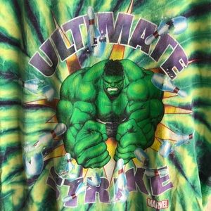 Vintage Shirts - Vintage Incredible Hulk tie dye tee Vintage Shirts - Vintage Incredible Hulk tie dye tee