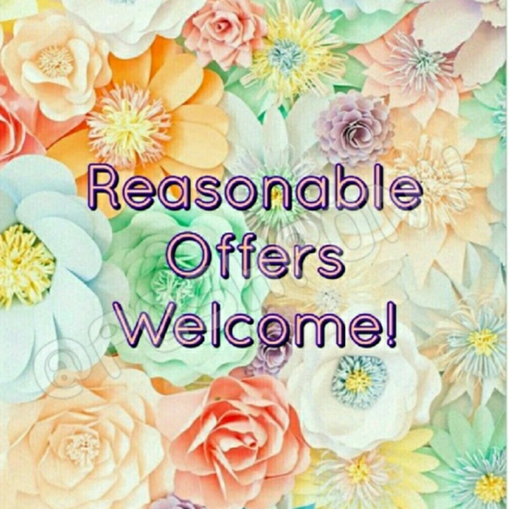 Reasonable offers are welcome!!!
