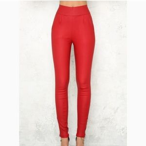 Fast Lane Red pants