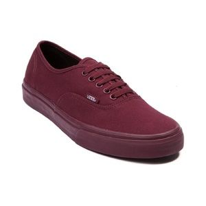 Vans burgundy skate shoes