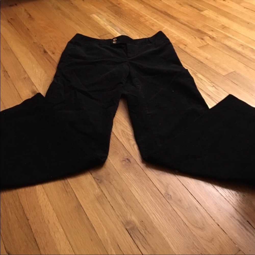 Lilly Pulitzer Black Corduroy Pants.