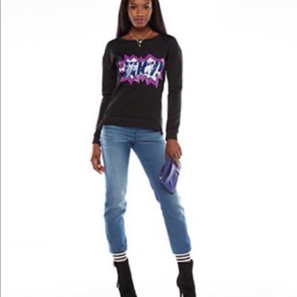 JUICY COUTURE Sequin Scuba Sweatshirt - Picture 4 of 6