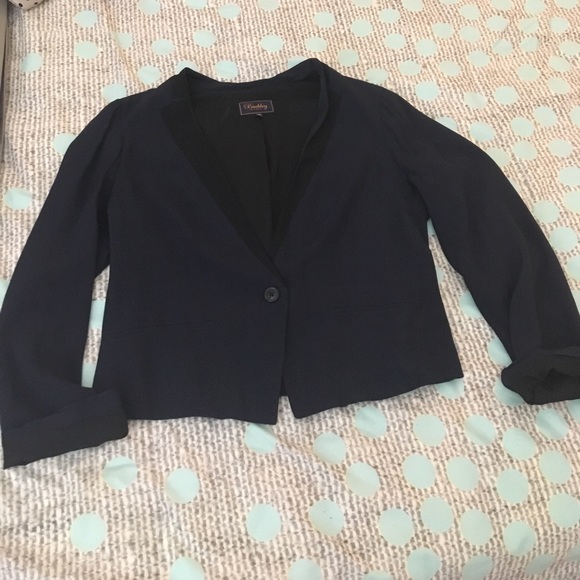 Madewell Jackets & Blazers - MADEWELL: Crisp deep navy and black blazer