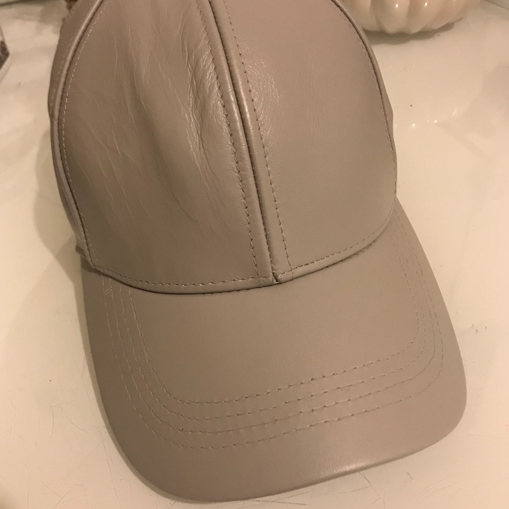 Leather hat