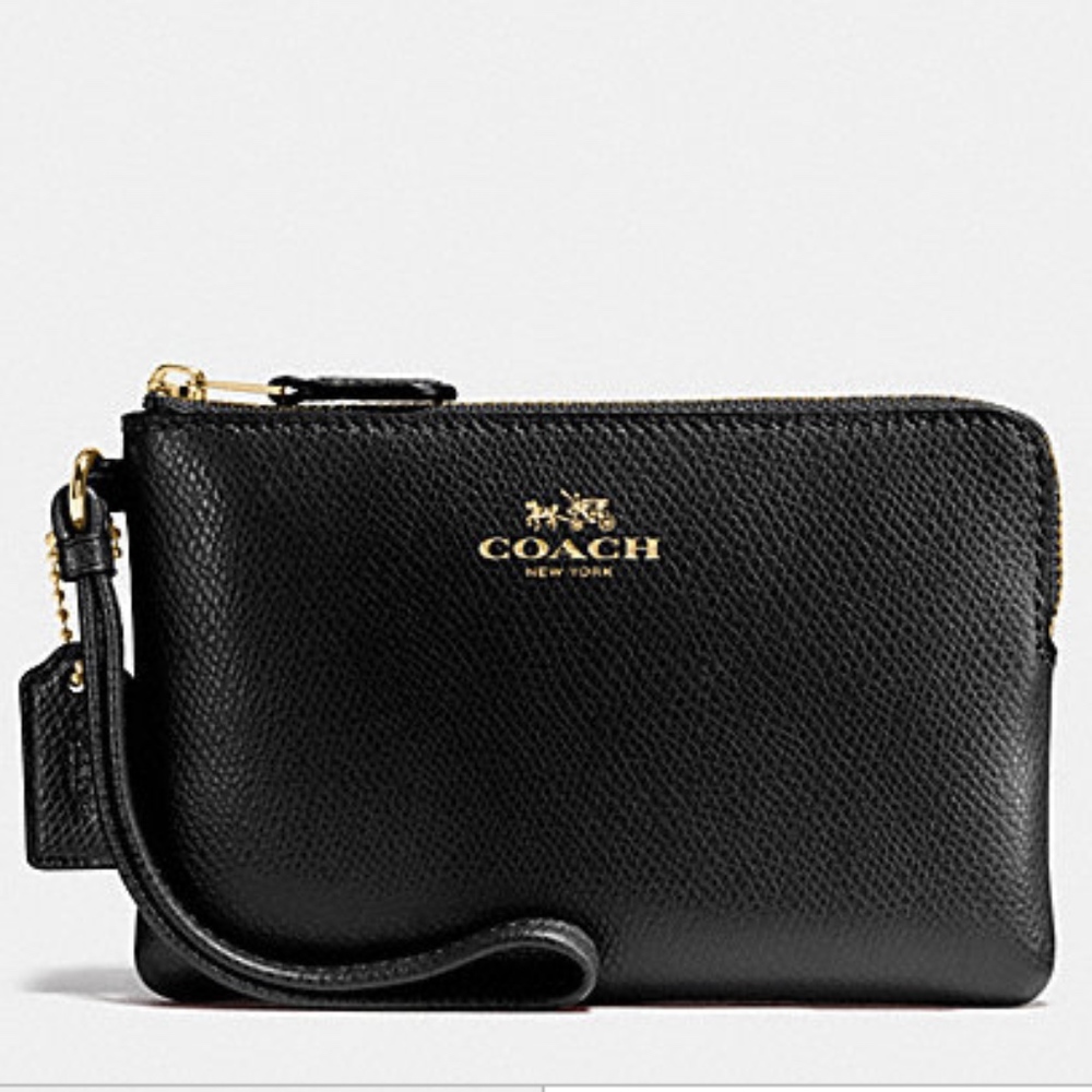 Coach Small Corner Zip Wristlet