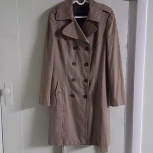 Brand new with tags Banana Republic plaid coat XL