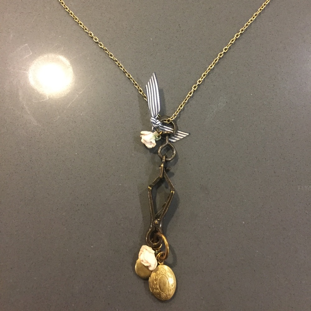 Anthropologie locket necklace