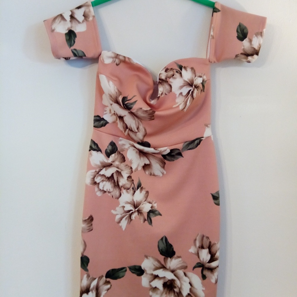 Floral mini dress