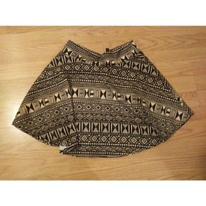 Tribal print skirt