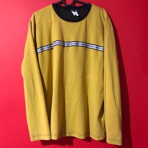 Yellow long sleeve shirt