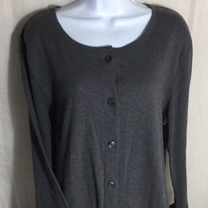 Cute dark grey cardigan NWT