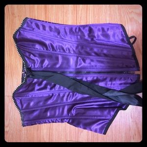 Purple corset, brand new