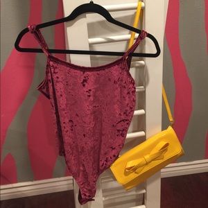 ‼️$4 Sale ‼️ Red Velvet Bodysuit
