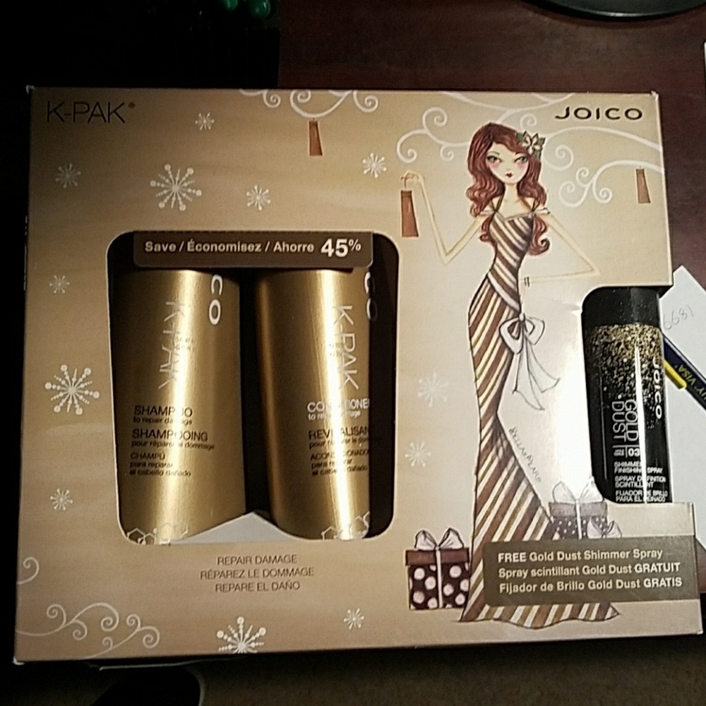 Joico K-PAK Holiday Duo with Gold Dust