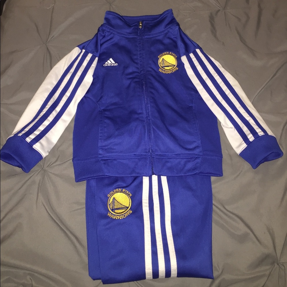 Adidas Golden State Warriors track suit