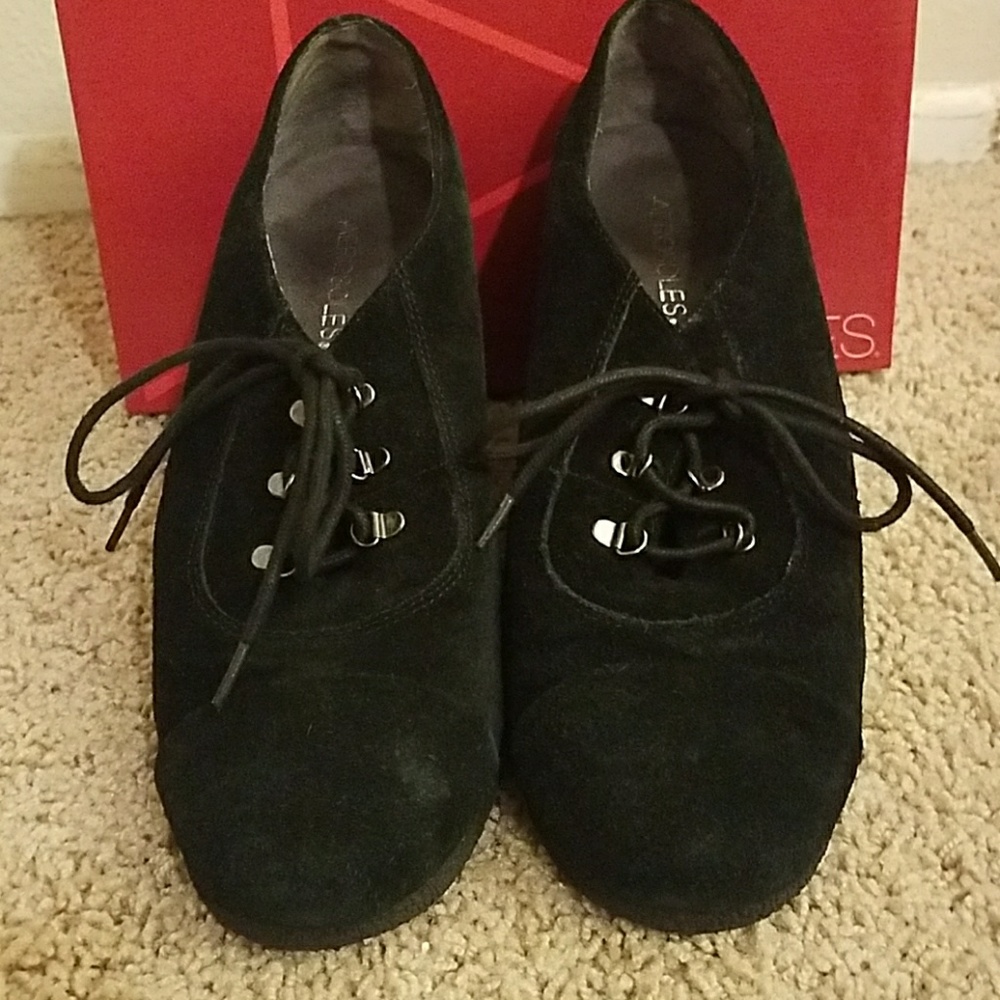 Aerosoles Bella Vita Suede Leather Wedge Heels