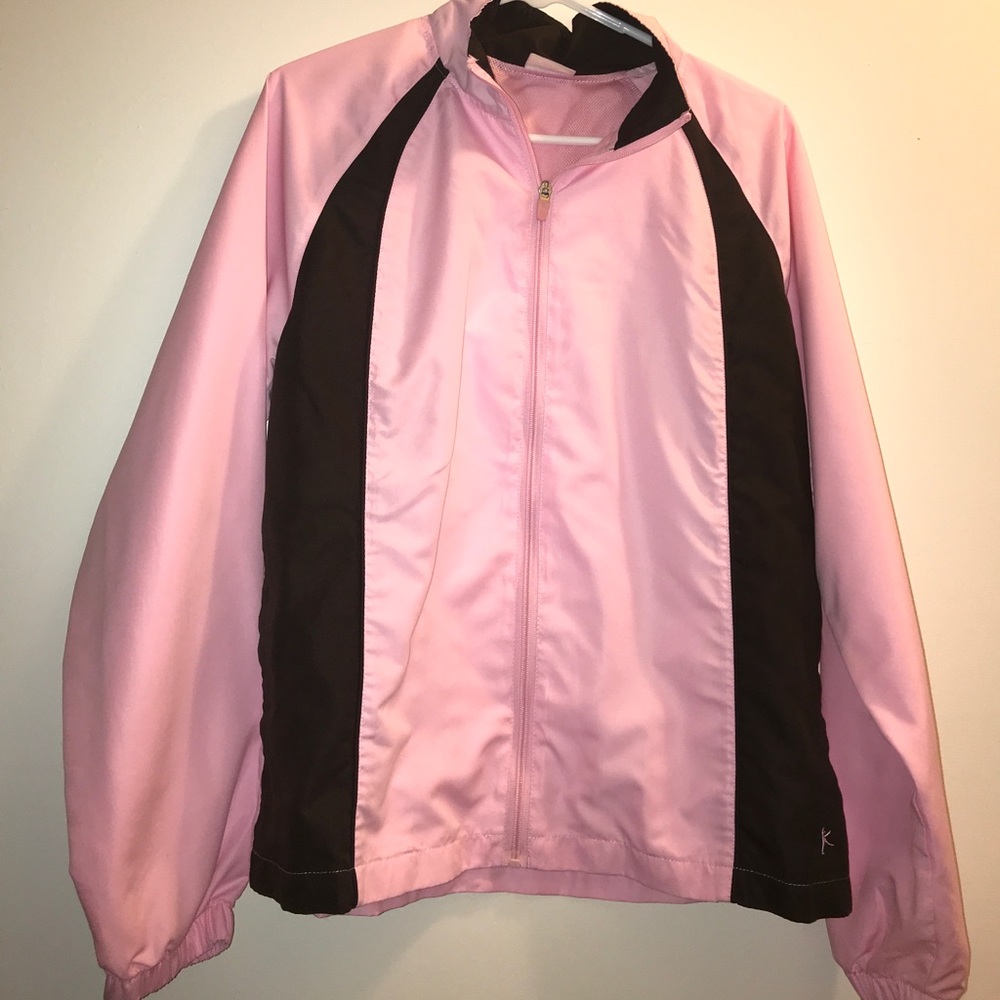 Danskin Now Pink And Brown Jacket, Size Medium