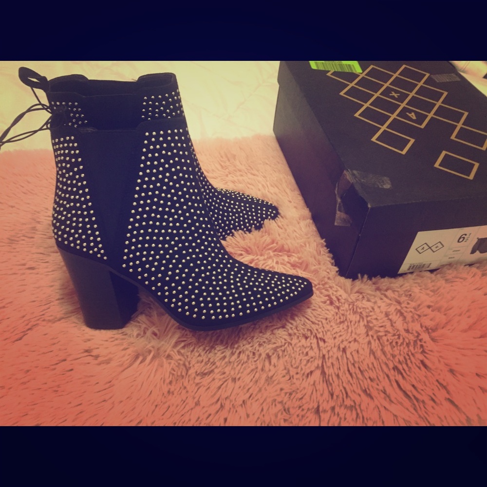 Studded bootie